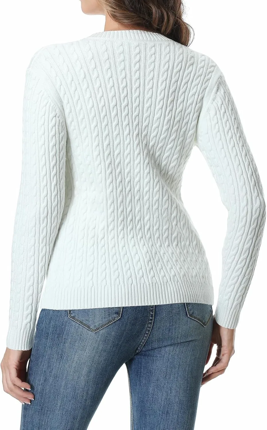 SANGTREE Women's Crewneck Soft Knit Pullover Sweater