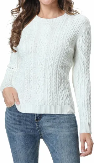 SANGTREE Women's Crewneck Soft Knit Pullover Sweater