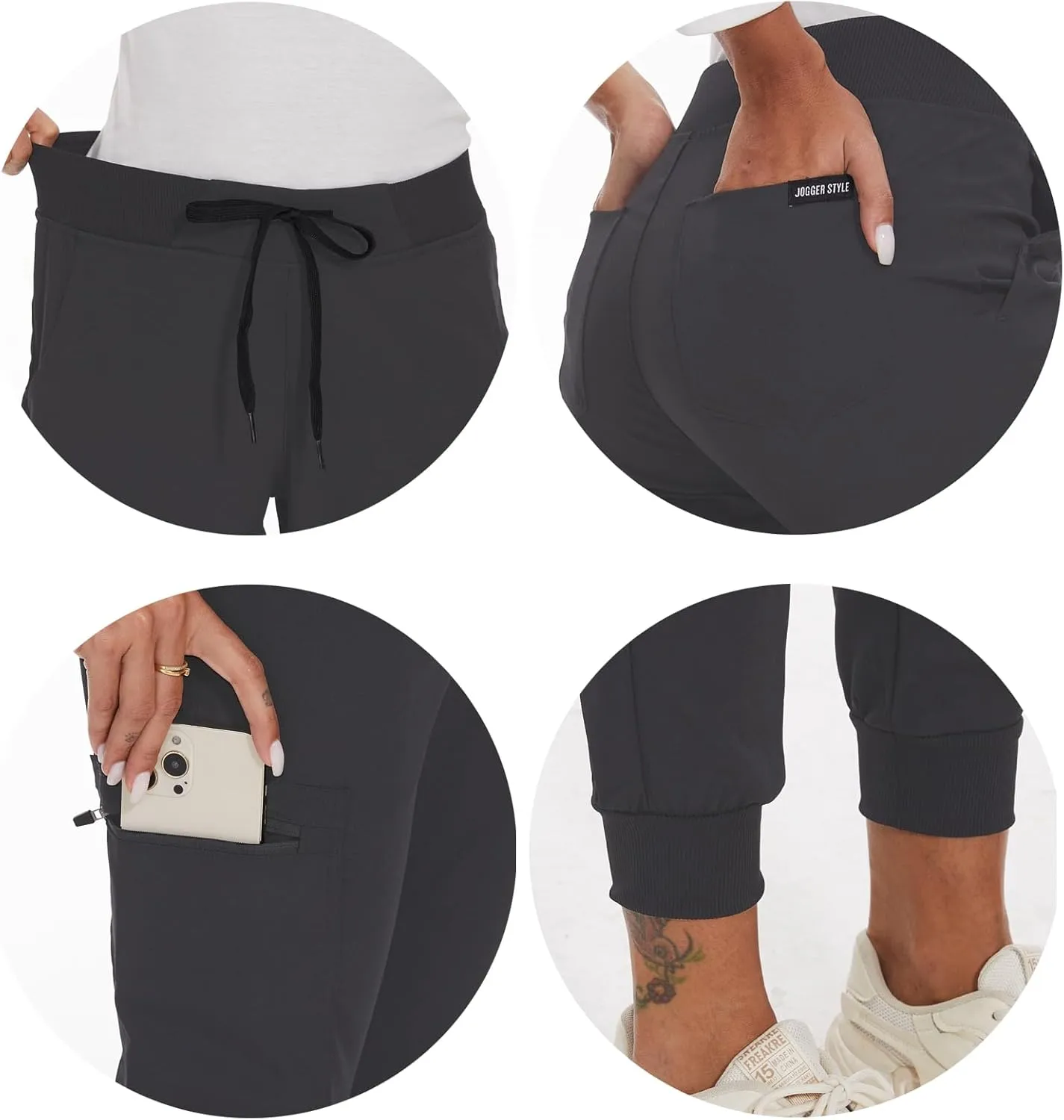 Scrub Pants for Women Jogger Yoga Scrub Pant