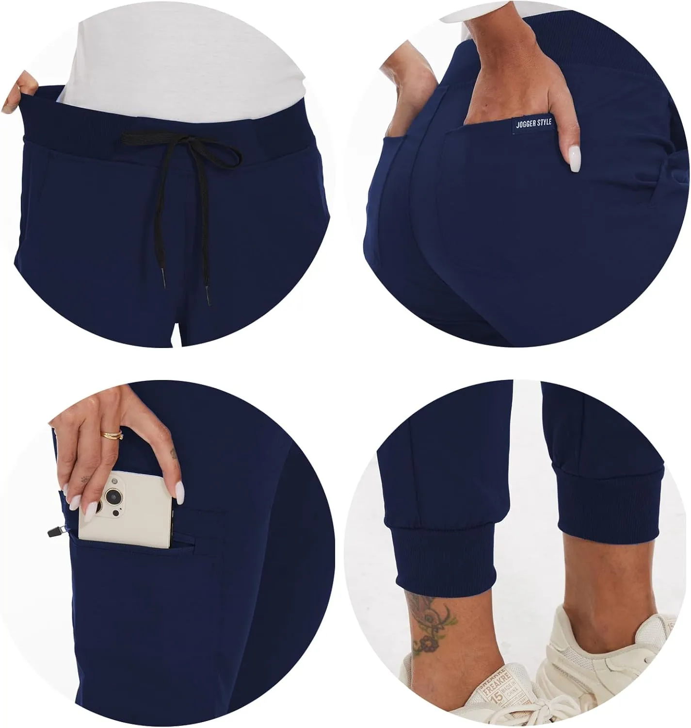 Scrub Pants for Women Jogger Yoga Scrub Pant