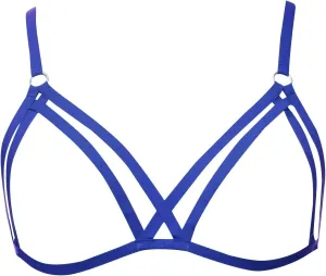Sexy Lingerie Women Strappy Cage Bra Naughty Play Hollow Out Harness Bras Elastic Cupless Cage Bras See Through Bandage Bra