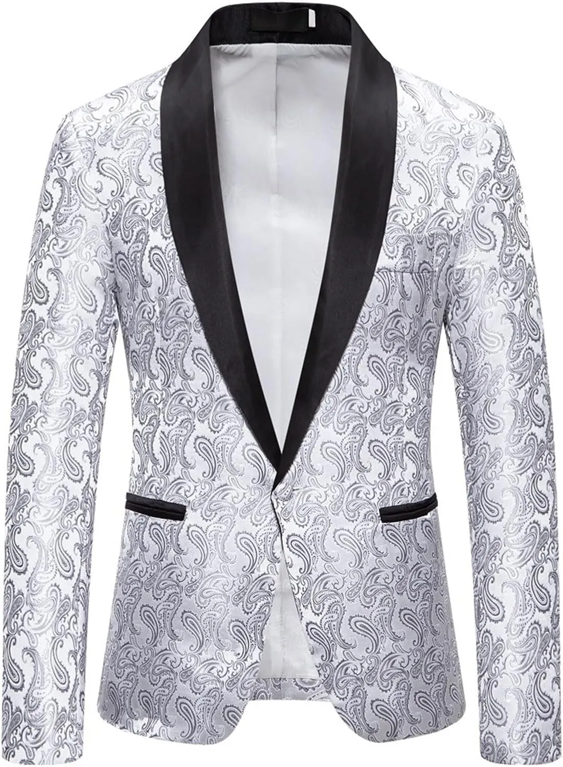 Suit for Men Tuxedo Coat Fashion Sequin Shawl Lapel Blazer Coat Show Dress Coat Dinner Party Wedding Swallowtail