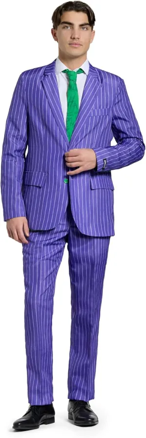 Suitmeister Men's Halloween Joker Suit Costume Cosplay Party Adult Slim Fit