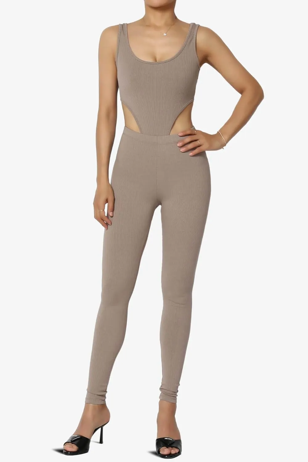TheMogan Women's Compression Ribbed Seamless High Waist Biker Shorts Short Leggings