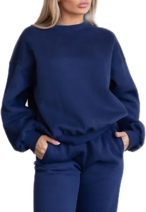 TIC TOC Women Casual Fleece Pullover Cropped Hoodie Long Sleeve Lounge Crop Sweatshirt