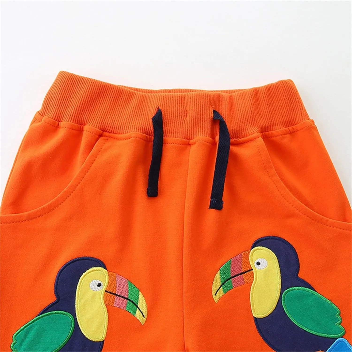 Toddler Baby Girls Cute Animal Printed Summer Shorts Kids Comfort Cotton Elastic Waist Shorts for Boys 2-8 Years