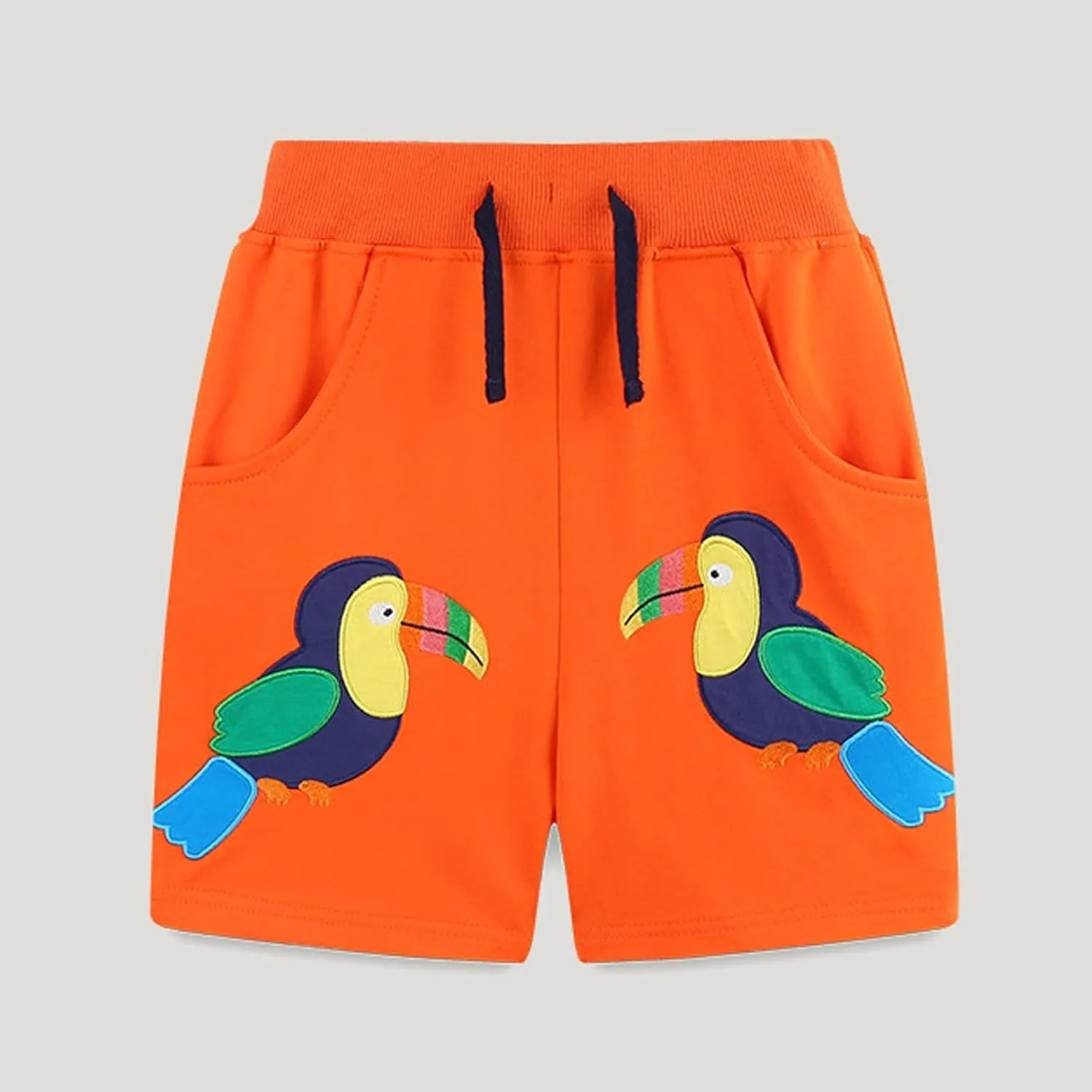 Toddler Baby Girls Cute Animal Printed Summer Shorts Kids Comfort Cotton Elastic Waist Shorts for Boys 2-8 Years