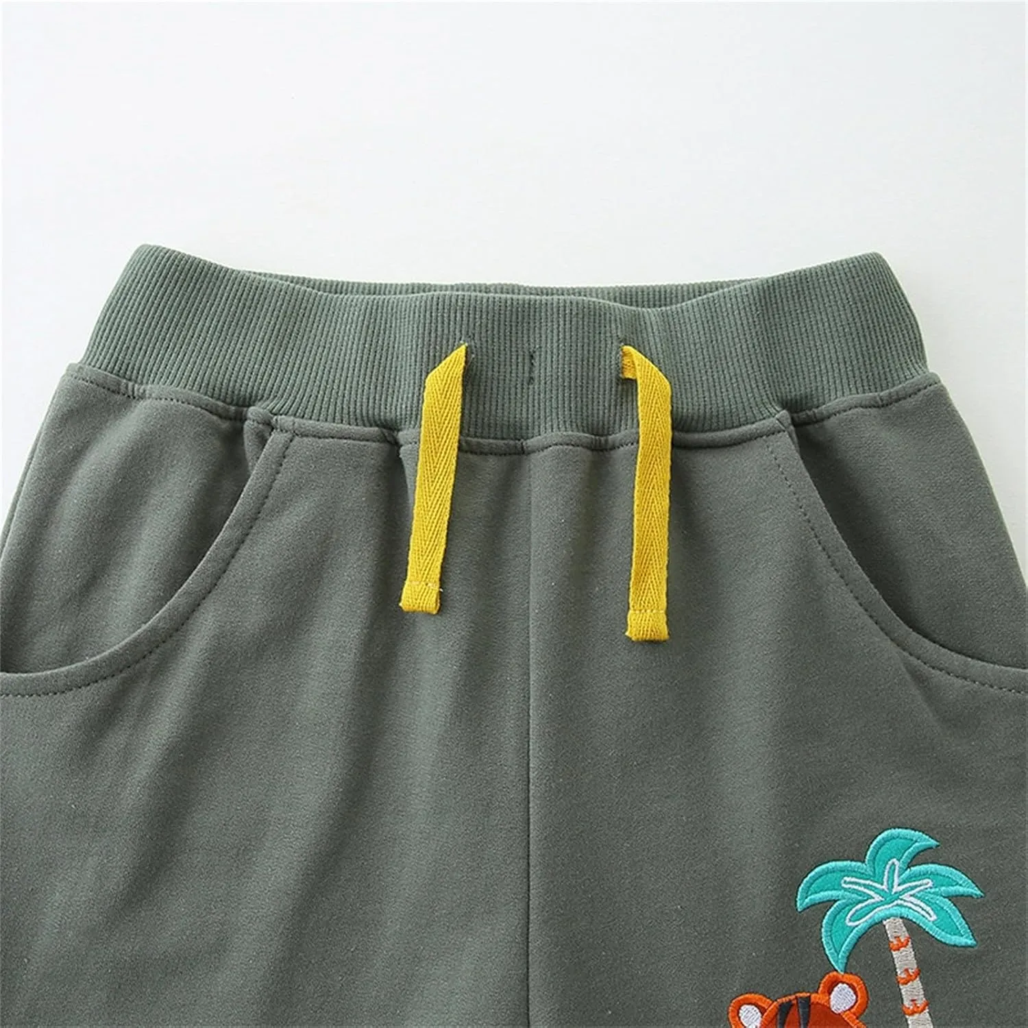 Toddler Baby Girls Cute Animal Printed Summer Shorts Kids Comfort Cotton Elastic Waist Shorts for Boys 2-8 Years