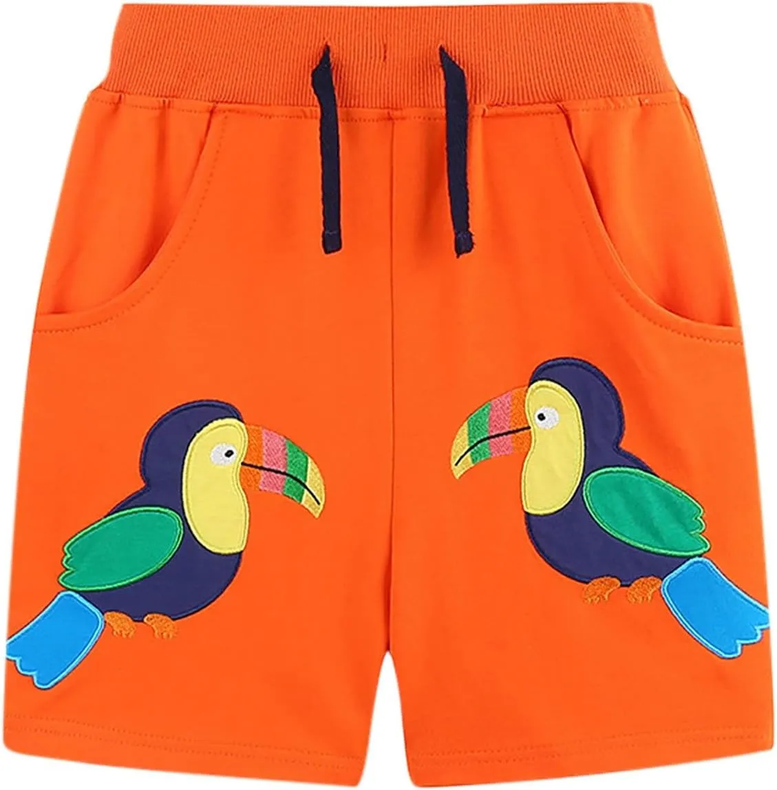 Toddler Baby Girls Cute Animal Printed Summer Shorts Kids Comfort Cotton Elastic Waist Shorts for Boys 2-8 Years