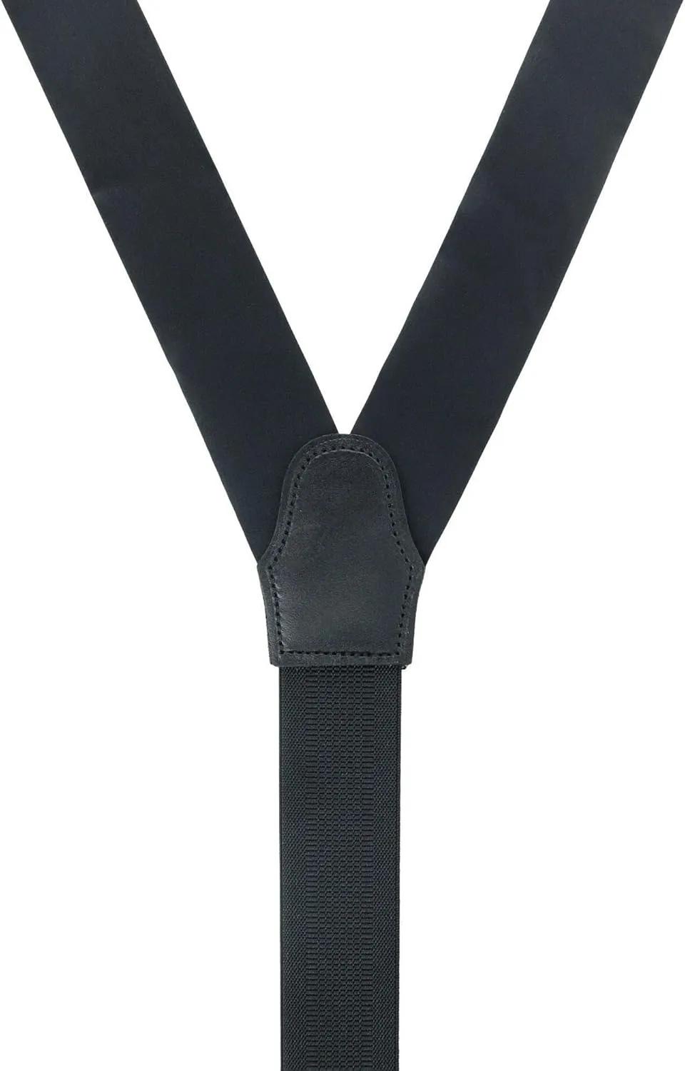 Trafalgar Men's Sutton Solid Color Silk Formal End Braces (Suspenders)