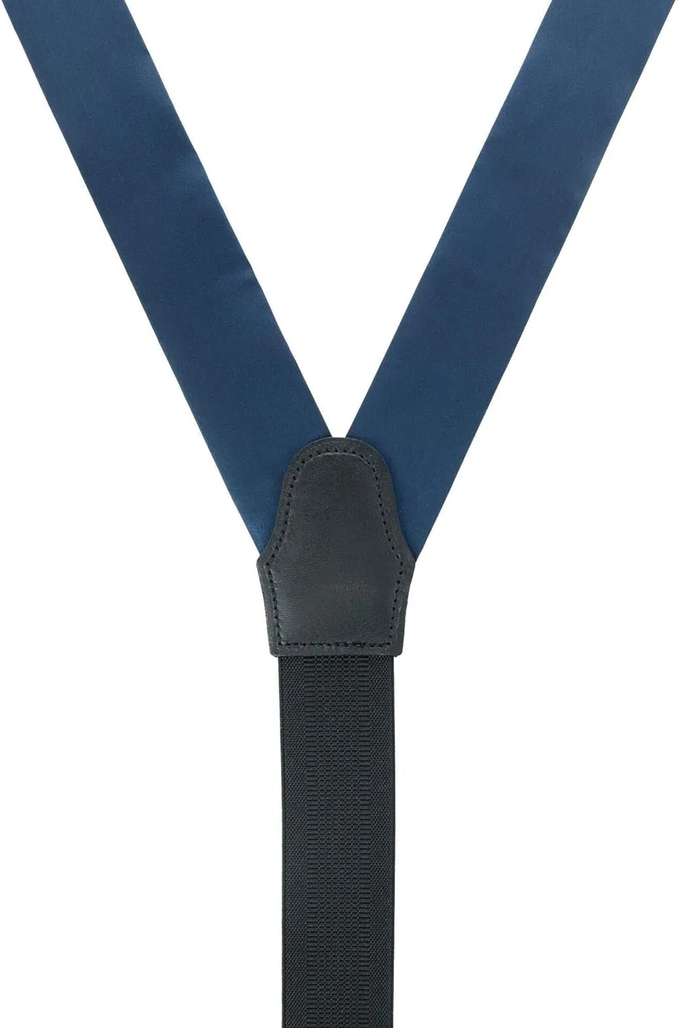 Trafalgar Men's Sutton Solid Color Silk Formal End Braces (Suspenders)