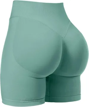 VOYJOY Women Workout Impact Shorts 3.6"/ 4.5"/ 6" Scrunch Butt Lifting Gym Seamless Booty Biker Shorts