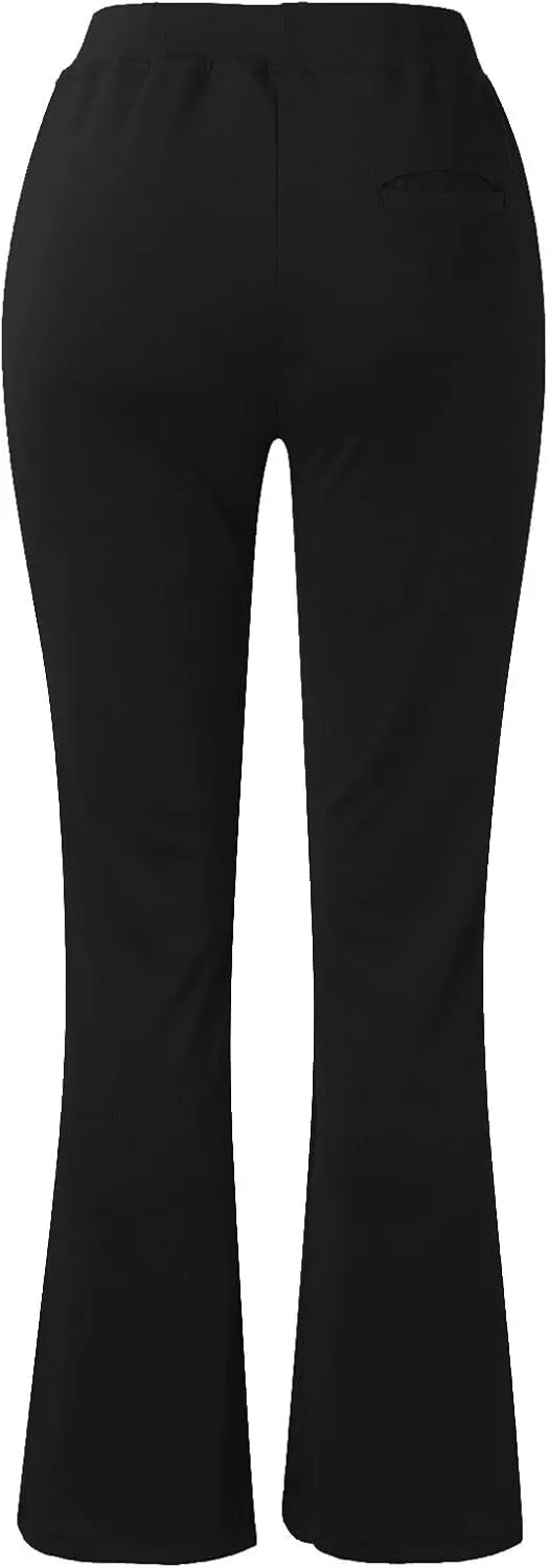 Womans Dress Pants Formal Work Trousers High Waist Slim Fit Casual Yoga Pants Stretchy Skinny Business Office Slacks