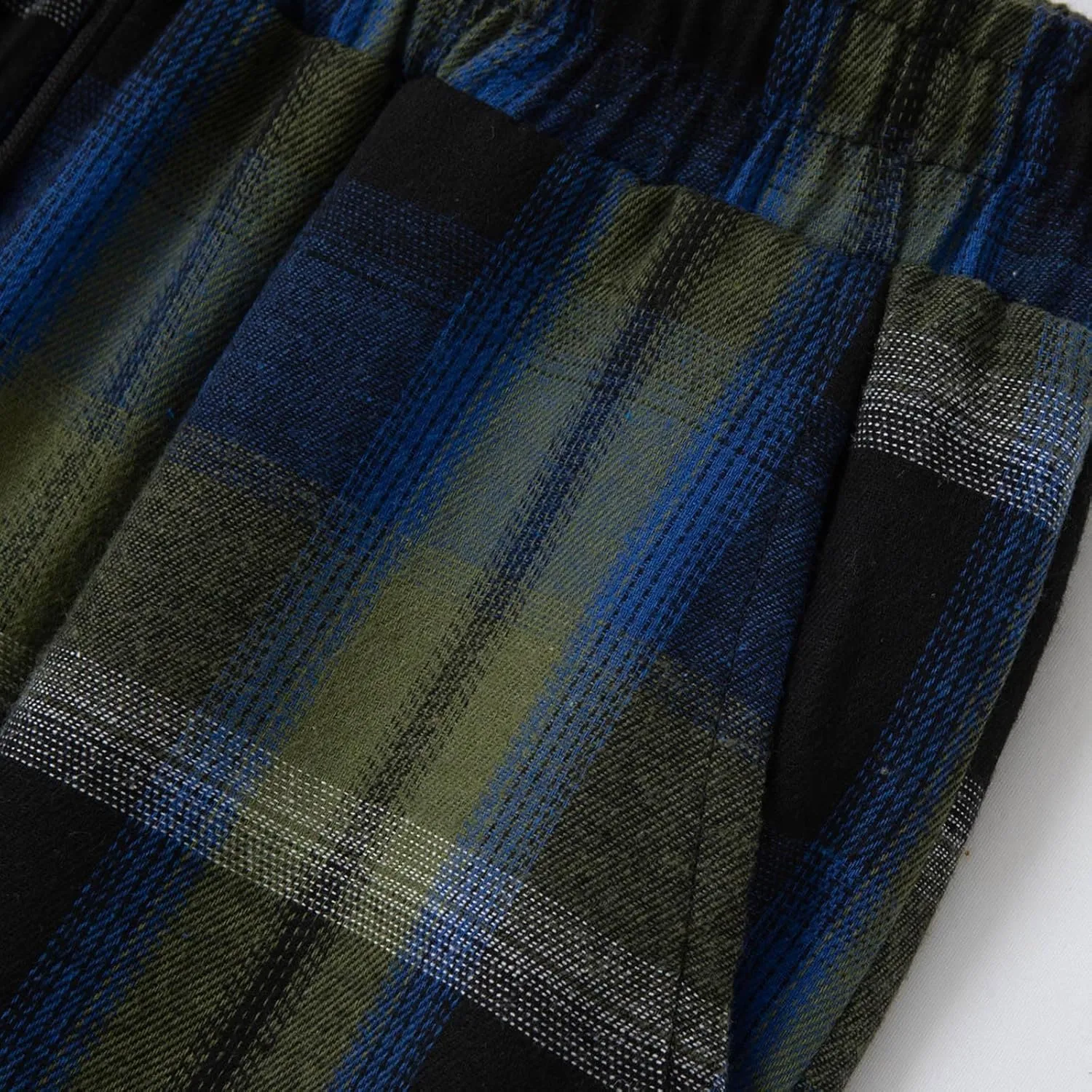 Women Buffalo Plaid Pajama Pants Funny Holiday Elastic Waist Relaxed Fit Pajama Bottoms Soft Sleepwear