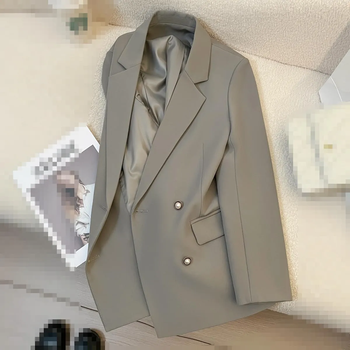 Women's Blazer Jacket Spring Korea Casual Slim Suits