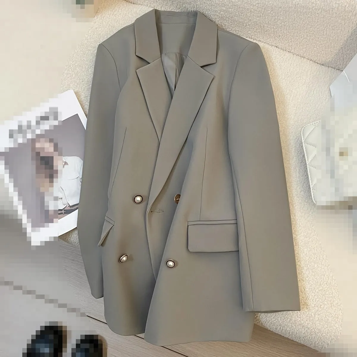 Women's Blazer Jacket Spring Korea Casual Slim Suits