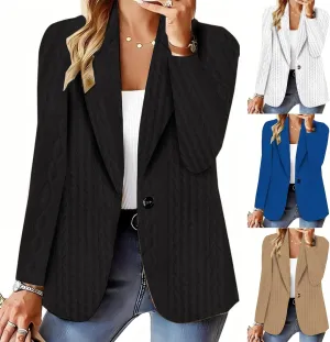 Womens Blazers for Work Professional Office Blazer Jacket Open Front Business Suit Jacket Long Sleeve Blazer Coats