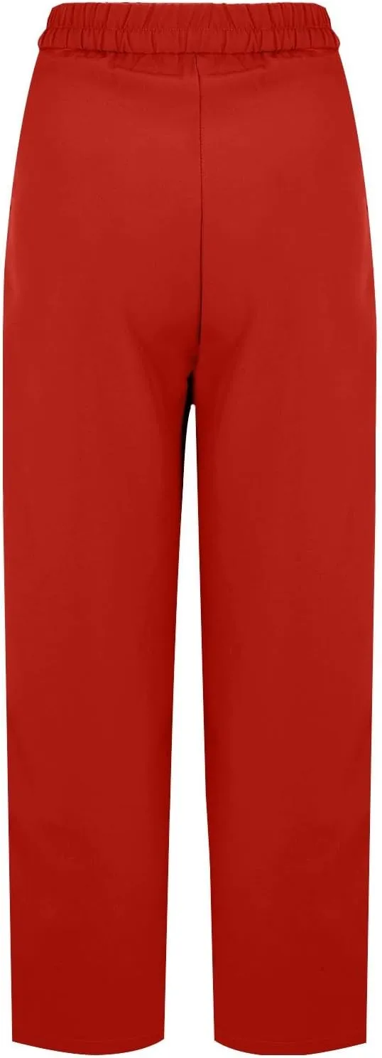Womens Dressy Suit Pants Business Office Straight Leg Formal Work Trousers 2024 New Lightweight Elegant Casual Pants