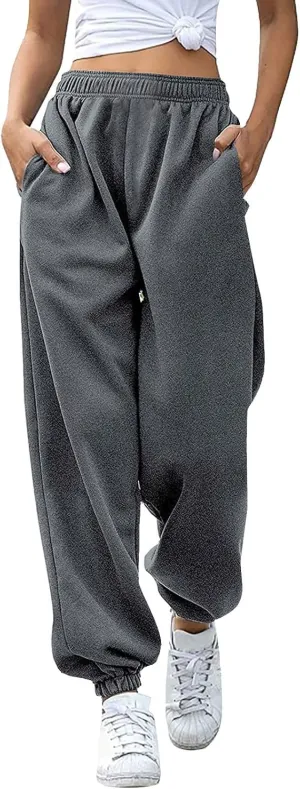 Women's Linen Blend Summer Pull On Pants Low Waist Ankle Length Slim Fit Trousers Travel