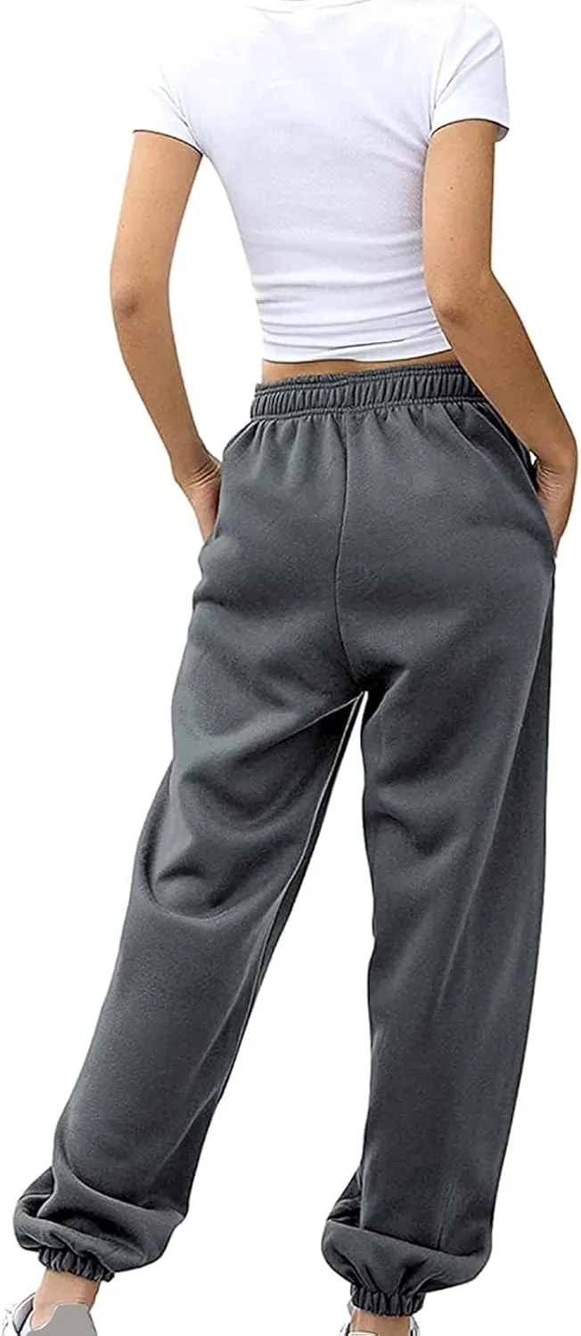 Women's Linen Blend Summer Pull On Pants Low Waist Ankle Length Slim Fit Trousers Travel