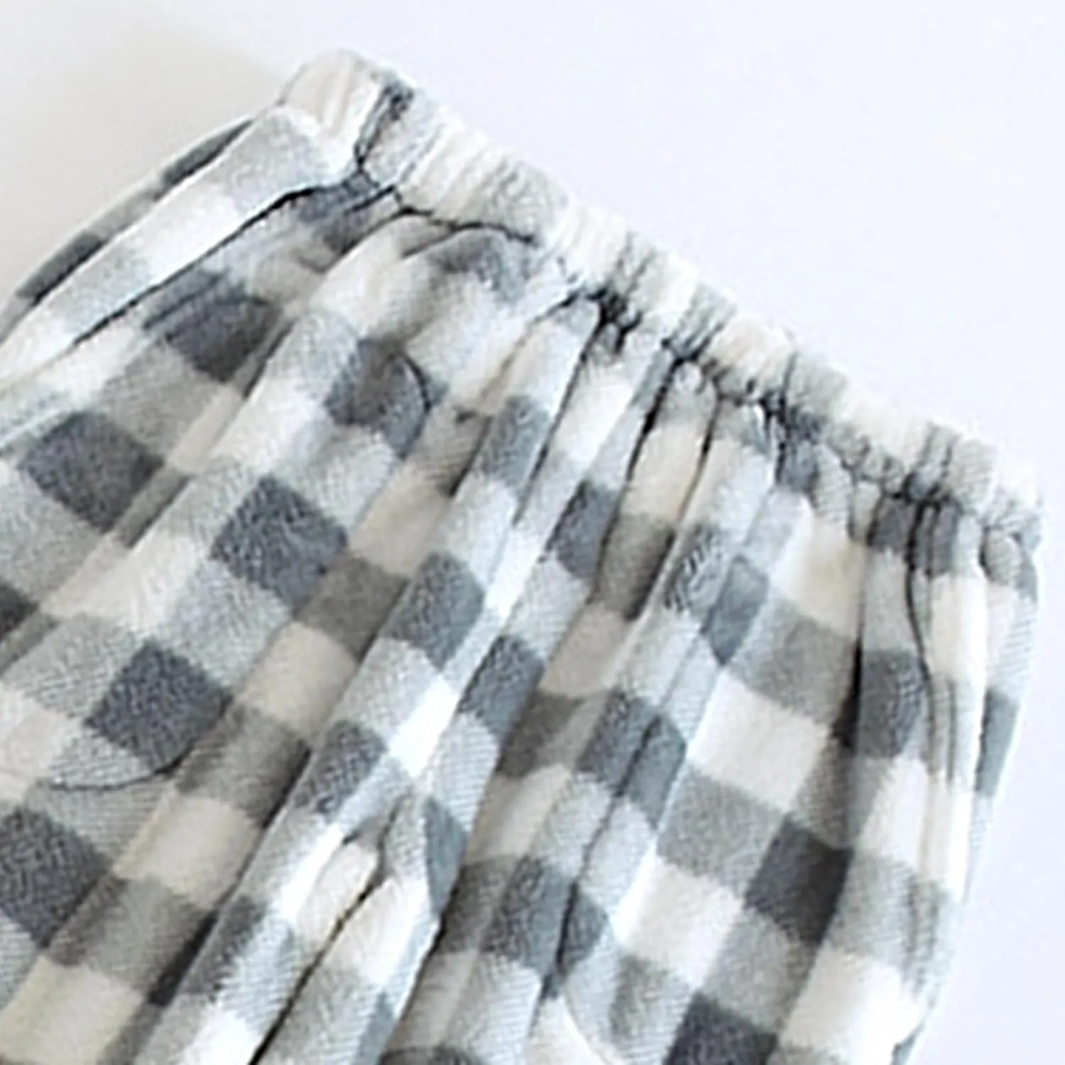 Women's Plaid Fluffy Pajama Pants Fuzzy Fleece Cozy Lounge Pants with Pockets Winter Warm Pj Bottoms Trousers
