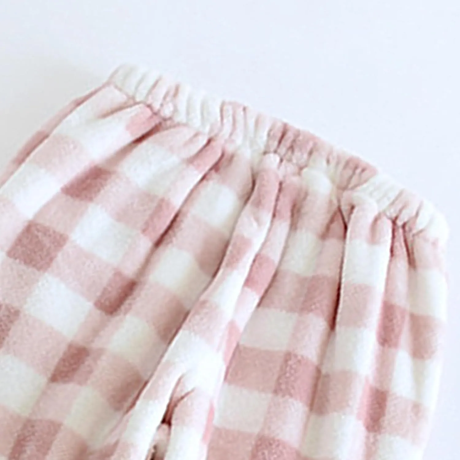 Women's Plaid Fluffy Pajama Pants Fuzzy Fleece Cozy Lounge Pants with Pockets Winter Warm Pj Bottoms Trousers