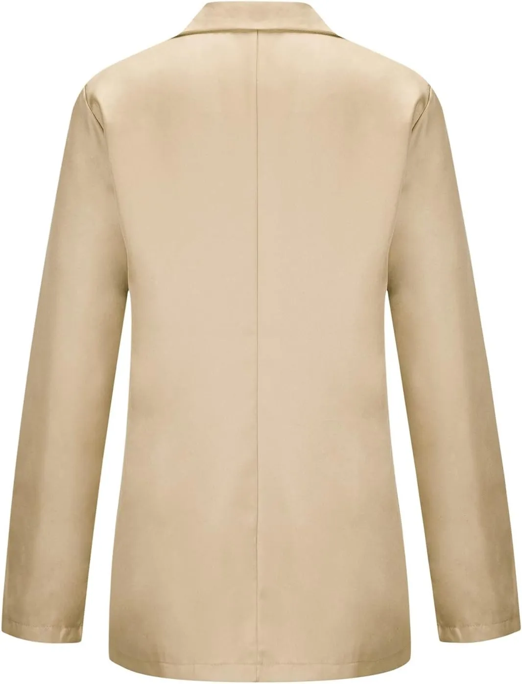 Womens Plus Size Blazers Casual Long Sleeve Open Front Lapel Collar Business Work Office Suit Oversized Jacket Coat