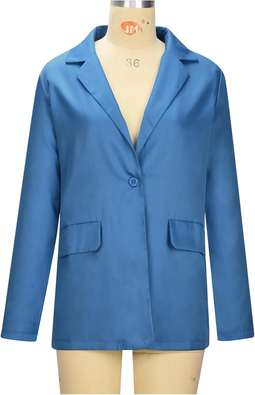 Womens Plus Size Blazers Casual Long Sleeve Open Front Lapel Collar Business Work Office Suit Oversized Jacket Coat
