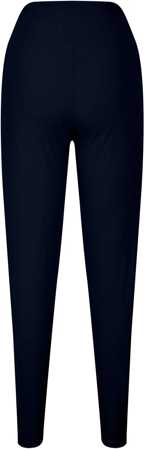 Womens Plus Size High Waist Leggings with Pockets Compression Tummy Control Quick Dry Athletic Yoga Workout Pants