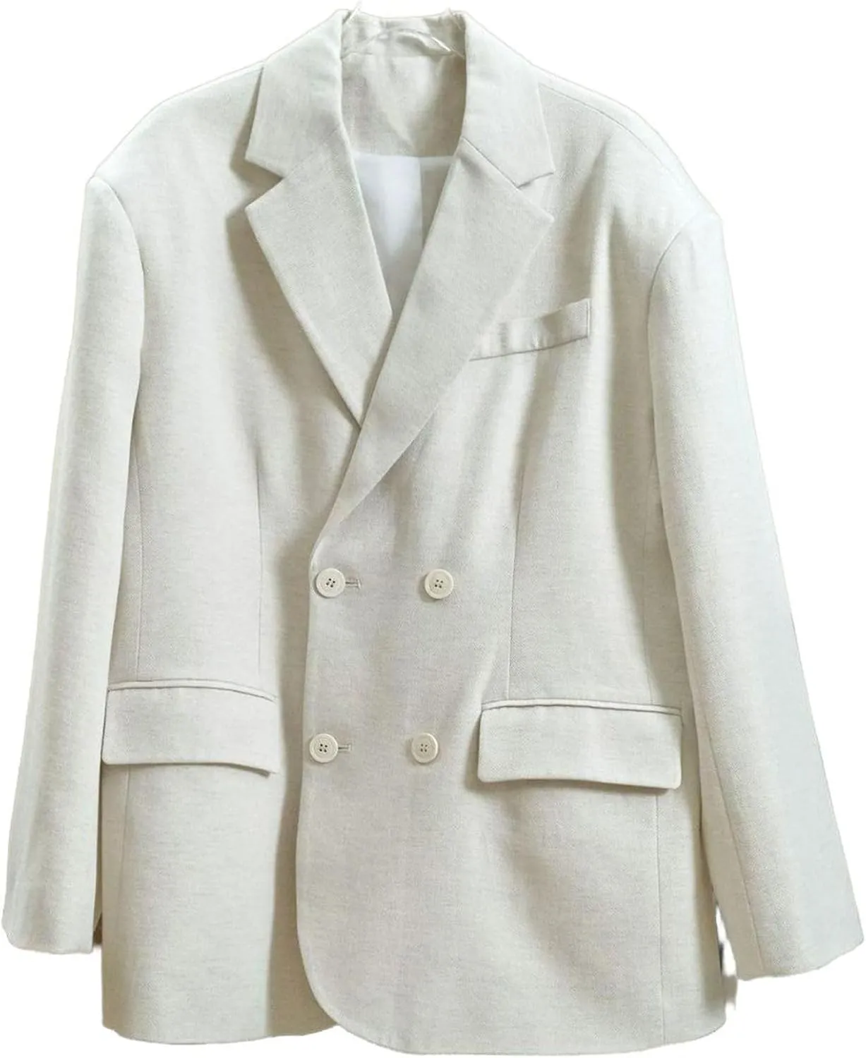 Women's Suit Spring Korean-Style Vintage Loose Linen Blazer Jacket