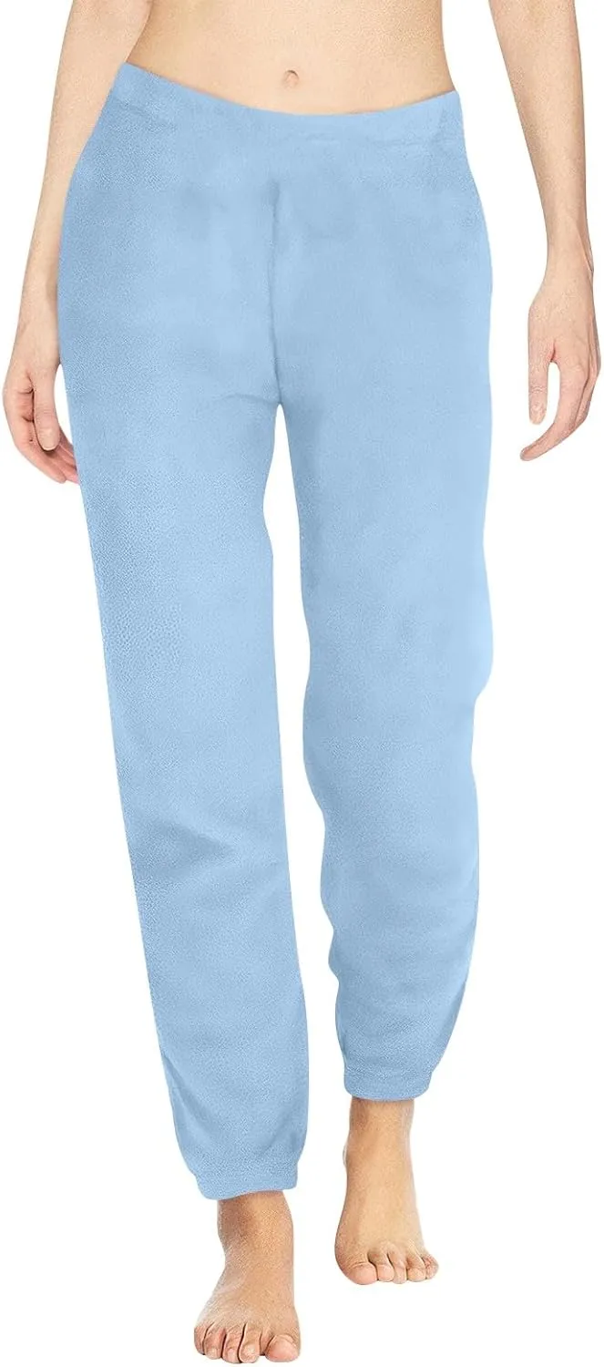 Womens Warm Plush Pajama Pants Comfy Soft Fluffy Pajama Sleep Pants Fuzzy Fleece Bottoms Sleepwear Lounge Pants
