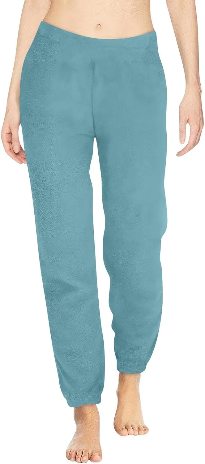 Womens Warm Plush Pajama Pants Comfy Soft Fluffy Pajama Sleep Pants Fuzzy Fleece Bottoms Sleepwear Lounge Pants