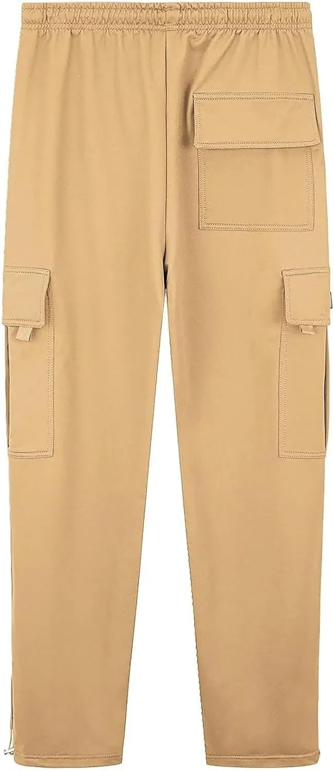 Work Pants for Men Baggy Multi Pockets Cargo Sweatpants Outdoor Casual Hiking Pants Relaxed Fit Stretch Jogger Pants